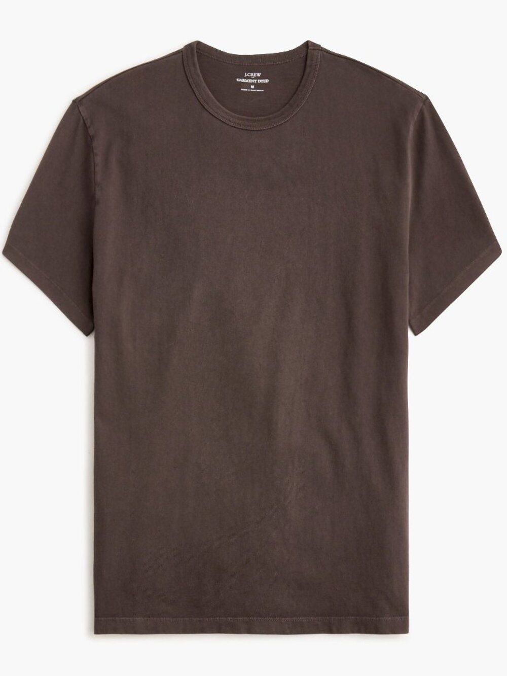 J CREW Garment Dyed Tee - Short Sleeve T Shirt -Inky Mocha- MEDIUM - NWT